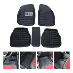 GENERICO - Set Tapetes Piso Alfombra Auto Universal Tipo Bandeja 5pieza