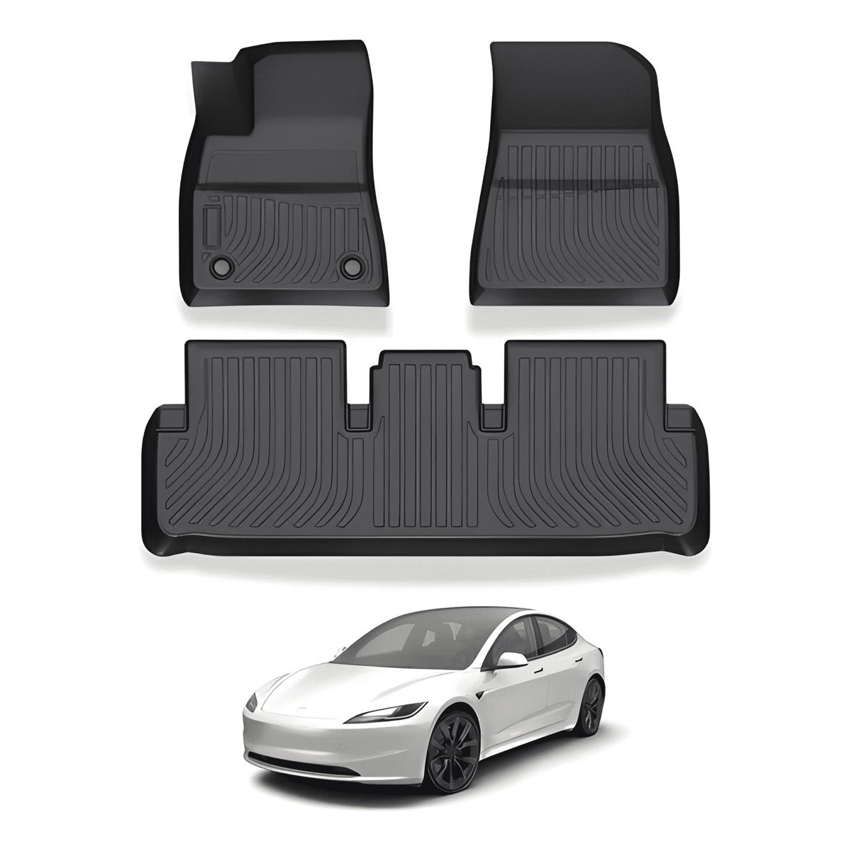GENERICO - Piso Rigido Bandeja Calce Perfecto Tesla Model 3 Del 2024