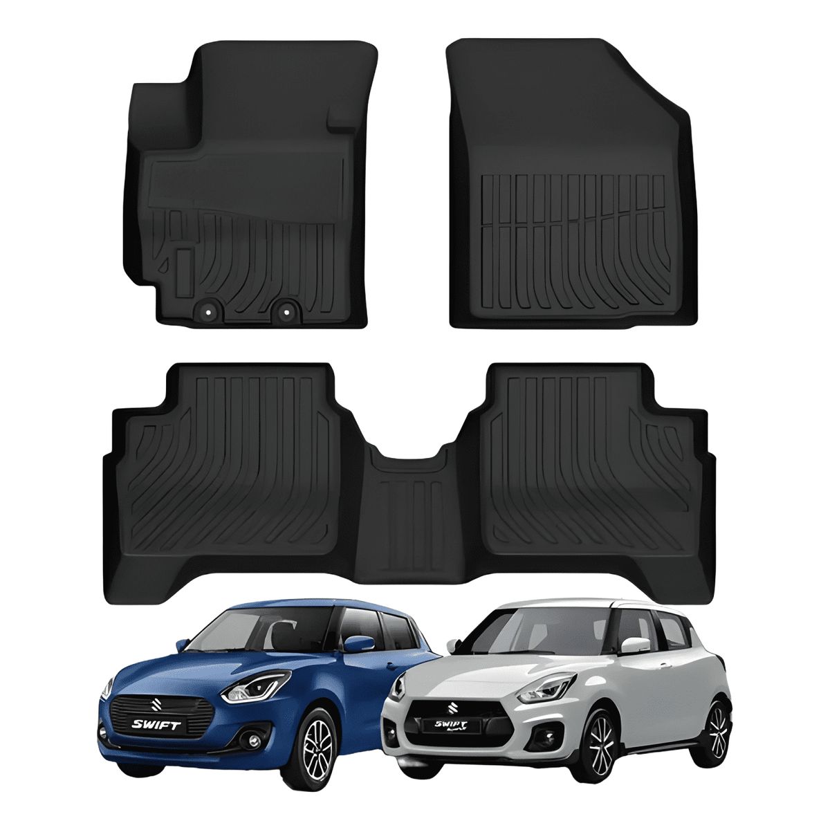 GENERICO - Cubre Piso Calce Perfecto TPE Suzuki Swift 2017-2025
