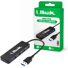ULINK - Mini Hub Usb 3.0 4 Puertos Usb