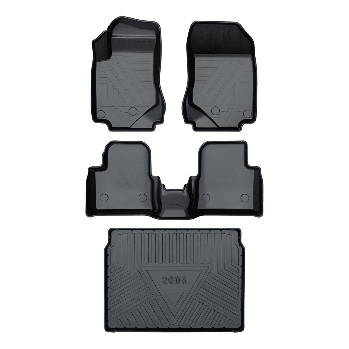 GENERICO - Set Cubre Pisos Calce Perfecto Peugeot 2008 años 2020- 2023