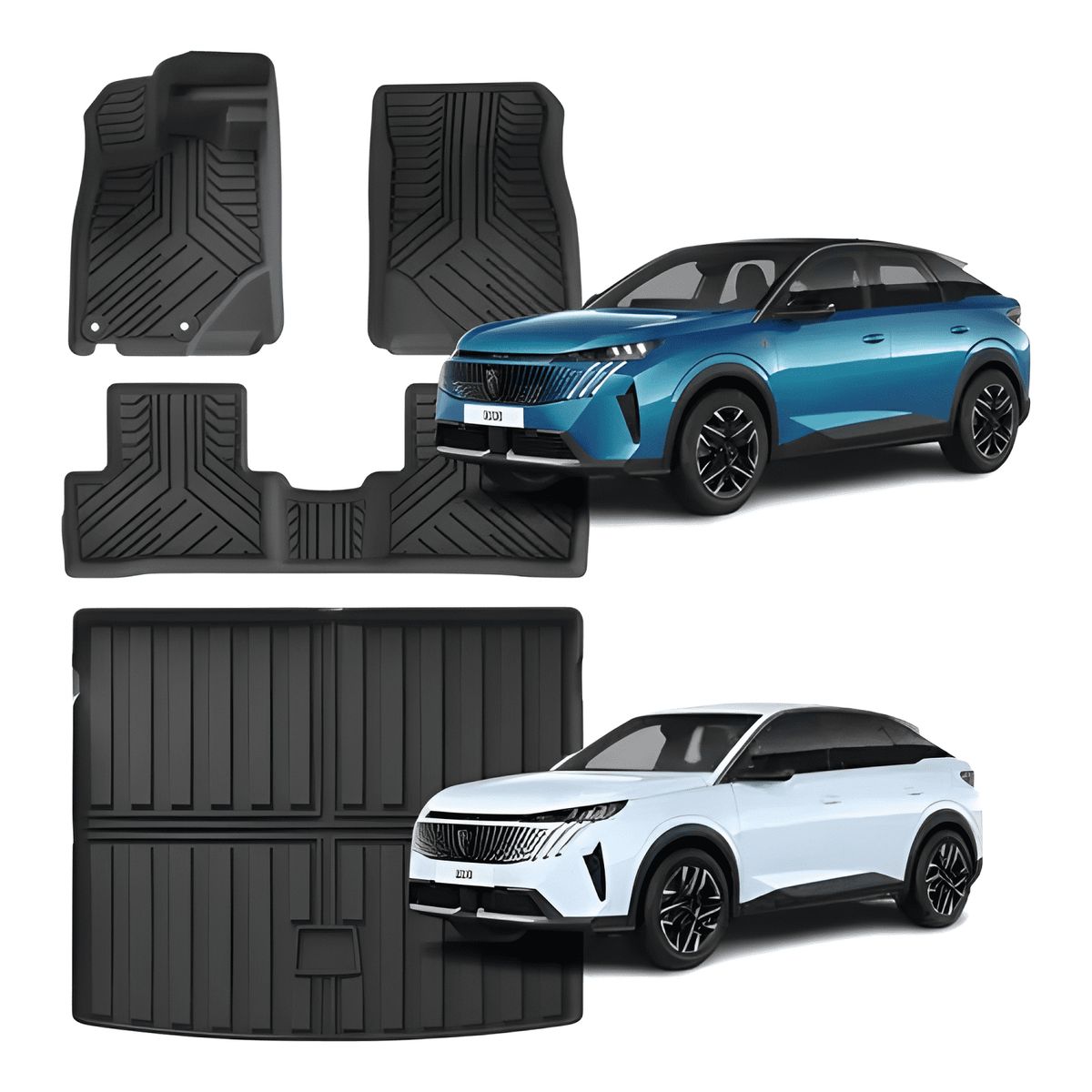 GENERICO - Set De Cubre Pisos Peugeot 3008 PHEV 2025+ 4pzs