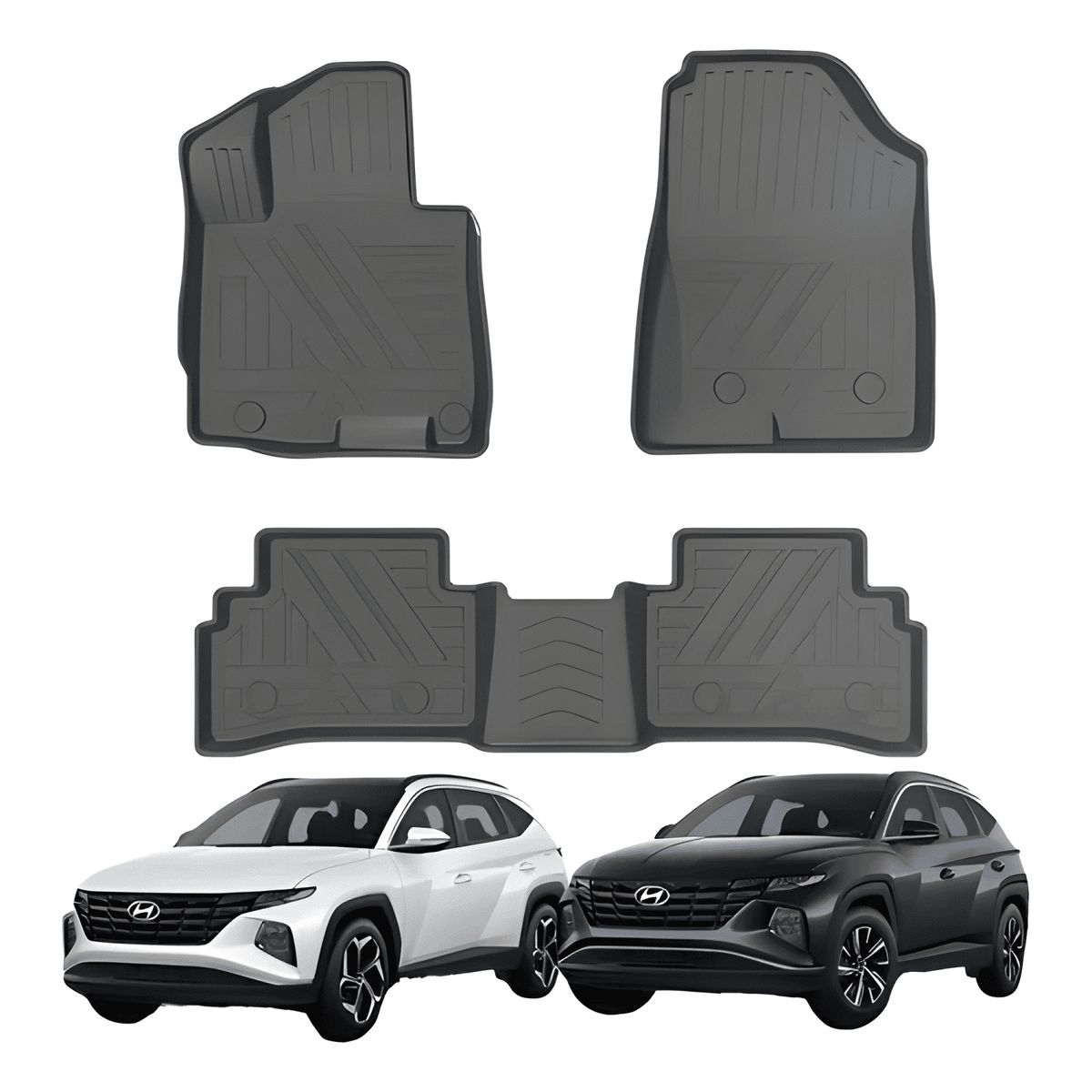 GENERICO - Set De Pisos Calce Perfecto Hyundai Tucson Nx4 - 3 Piezas
