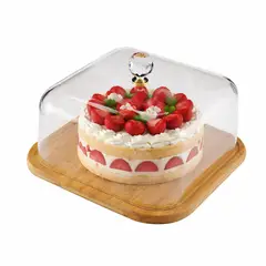 PASTELERIUSCL - Base para torta porta torta porta cupcake 30cm cúpula para torta exhibidor