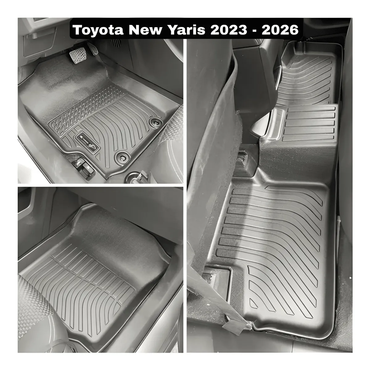 GENERICO - Piso Calce Perfecto Para Toyota New Yaris 2023 - 2026