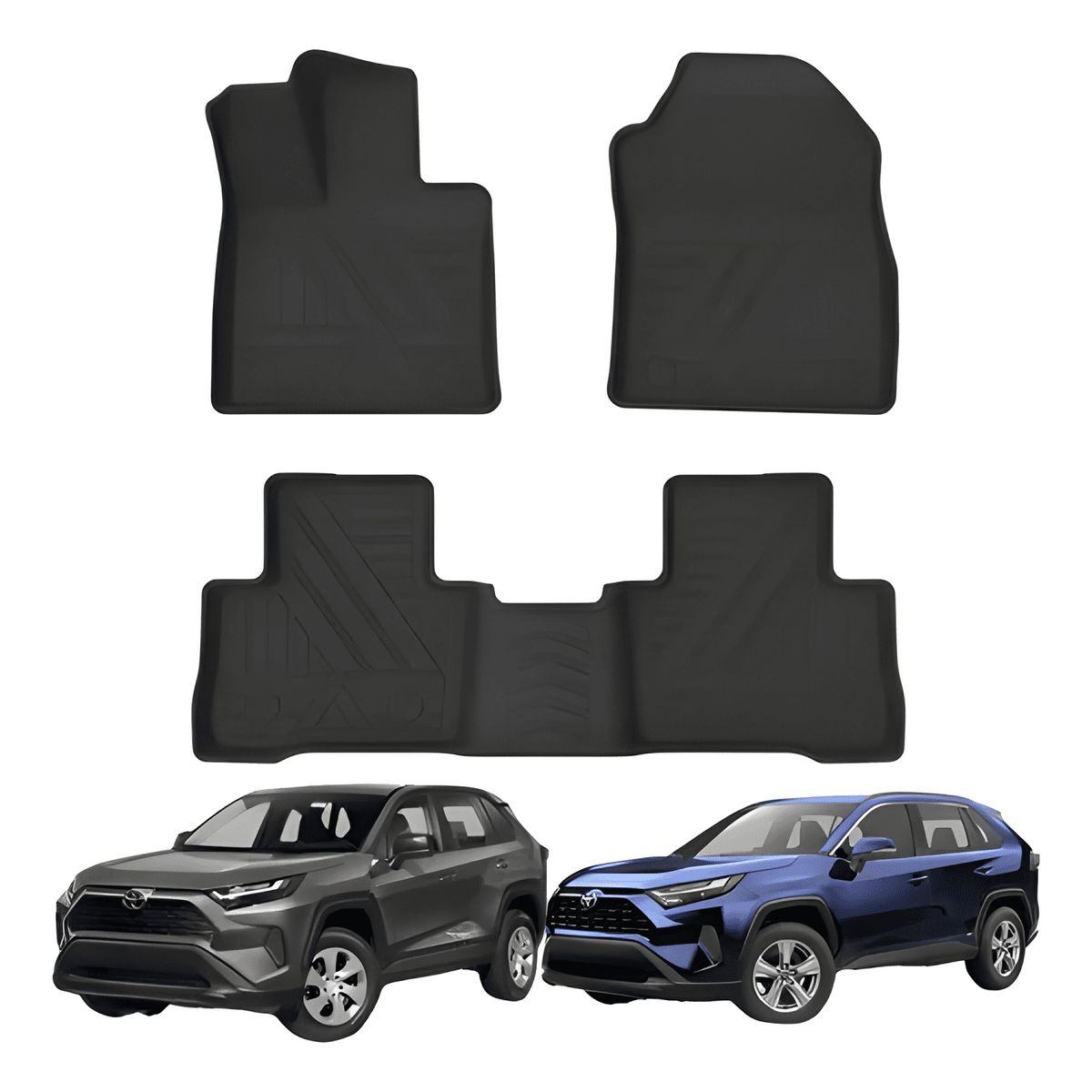 GENERICO - Cubre Pisos Calce Perfecto Toyota Rav4 - AT - 3 Piezas
