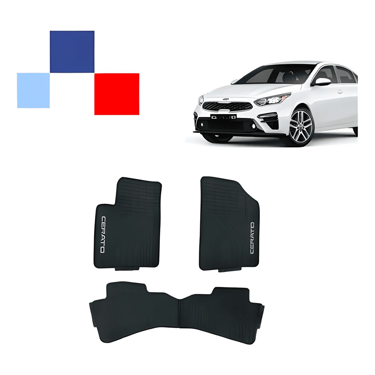 GENERICO - Piso De Goma Kia Cerato 2019-21 202