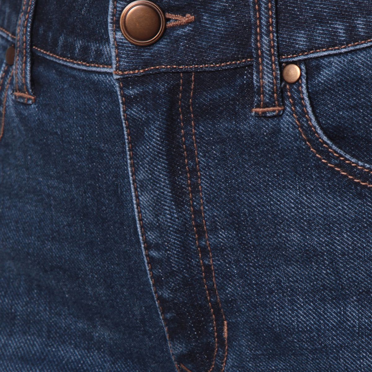 WADOS - JEANS MUJER RECTO ROLL UP TIRO ALTO PRETINA BASICA  1 BOTON
