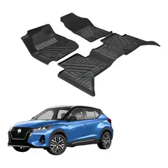 GENERICO - Kit Pisos rígidos Calce Perfecto Nissan Kicks 2018-2023