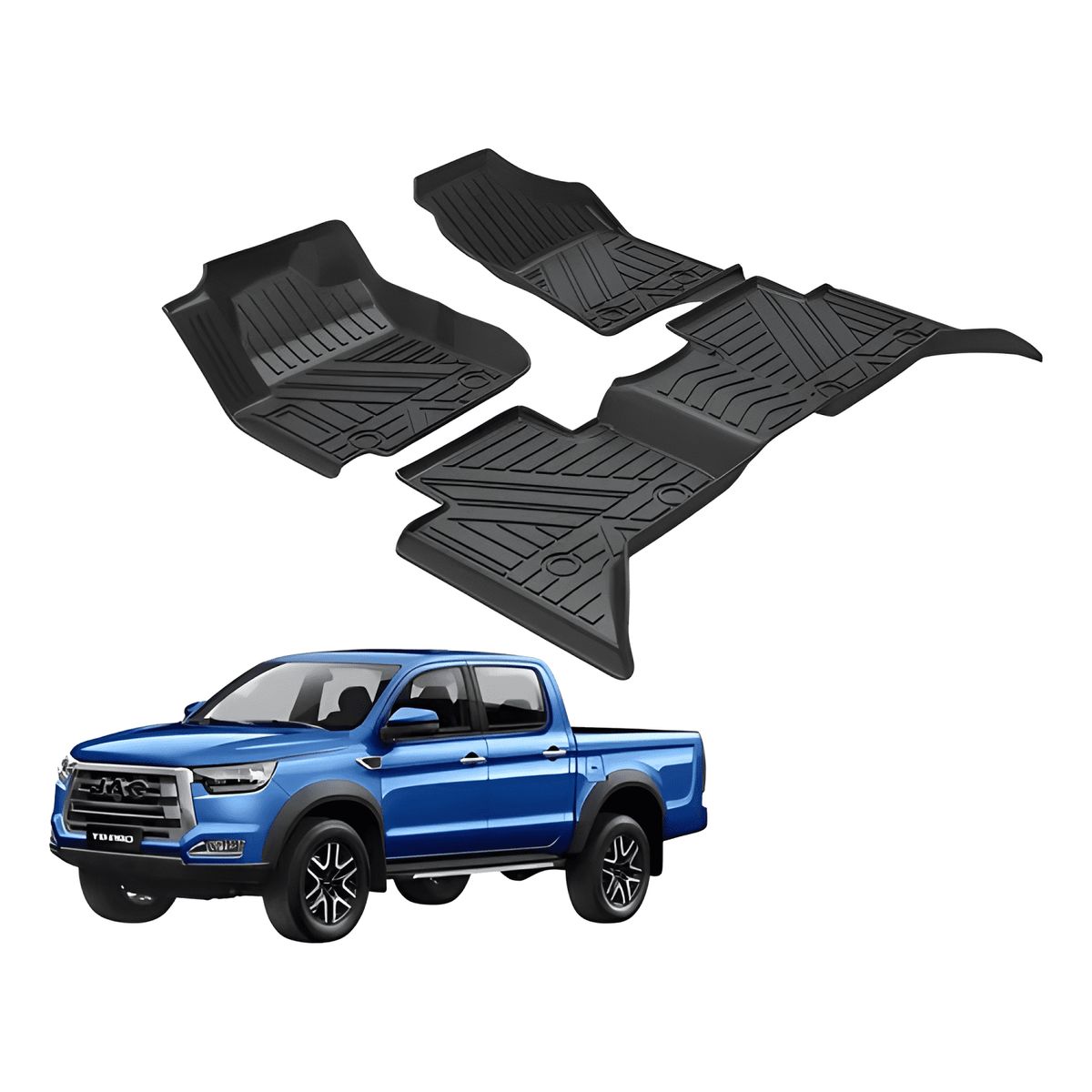 GENERICO - Kit Pisos rígidos Calce Perfecto Jac t8 2020 - 2023