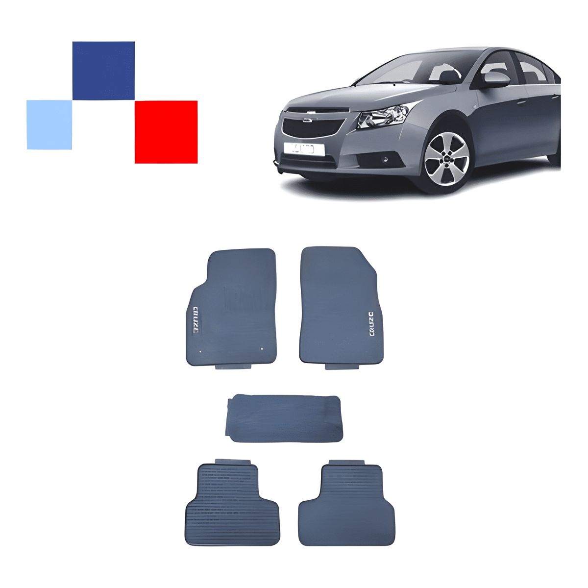 GENERICO - Piso De Goma Chevrolet Cruze 2010-2016