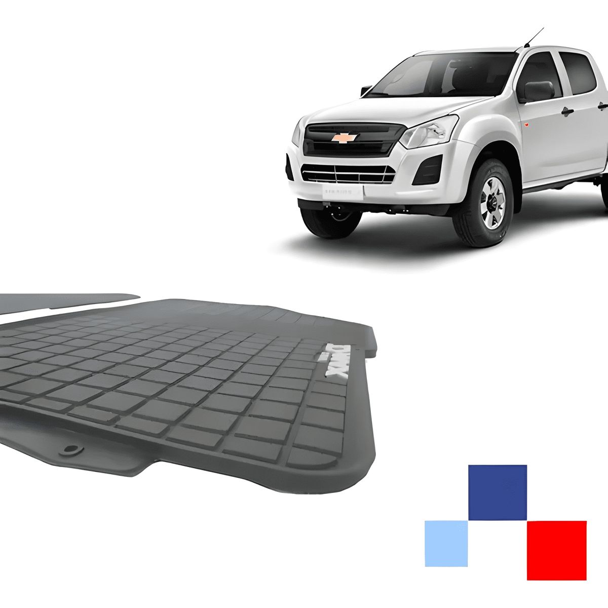 GENERICO - Piso De Goma Chevrolet Dmax 2015