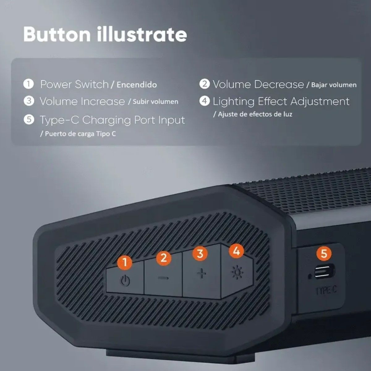 GENERICO - Barra de Sonido Gamer con RGB y Bluetooth para PC, Smart TV y Consolas BELUG