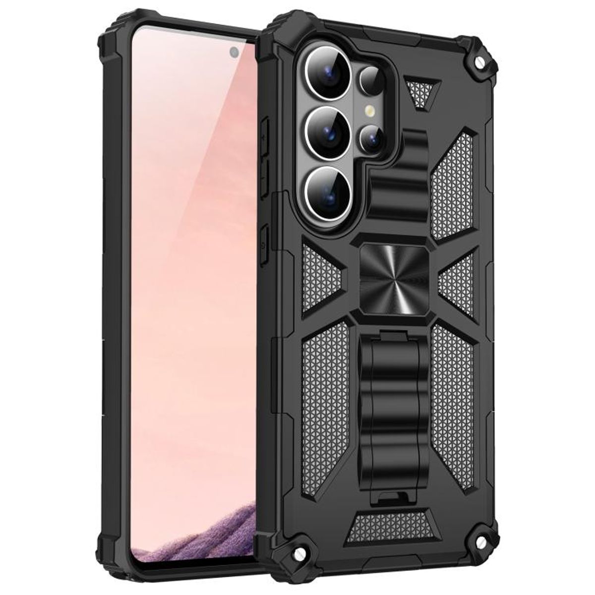 GENERICO - Carcasa Compatible con Samsung S26 Ultra Antigolpe Reforzada Armor - Negro