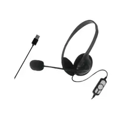 MAXELL - Audífono Call Center HP-BM6 Usb con MicrófonoControl de Volumen 1.8m