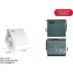 GENERICO - Porta papel higienico (VERDE - 16CM*17CM) 41062