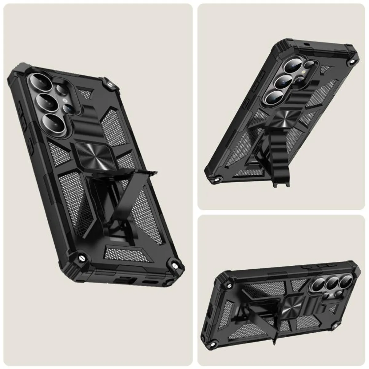 GENERICO - Carcasa Compatible con Samsung S26 Ultra Antigolpe Reforzada Armor - Rojo