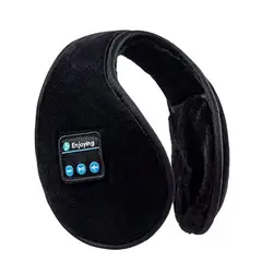 GENERICO - Orejera Polar Nuca Ajustable Unisex Invierno musica Bluetooth