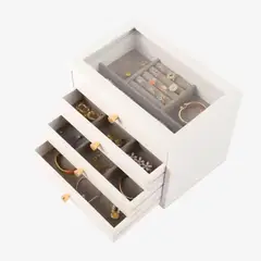 CASTELLARO - ORGANIZADOR JOYERO PORTOFINO 4C BLANCO