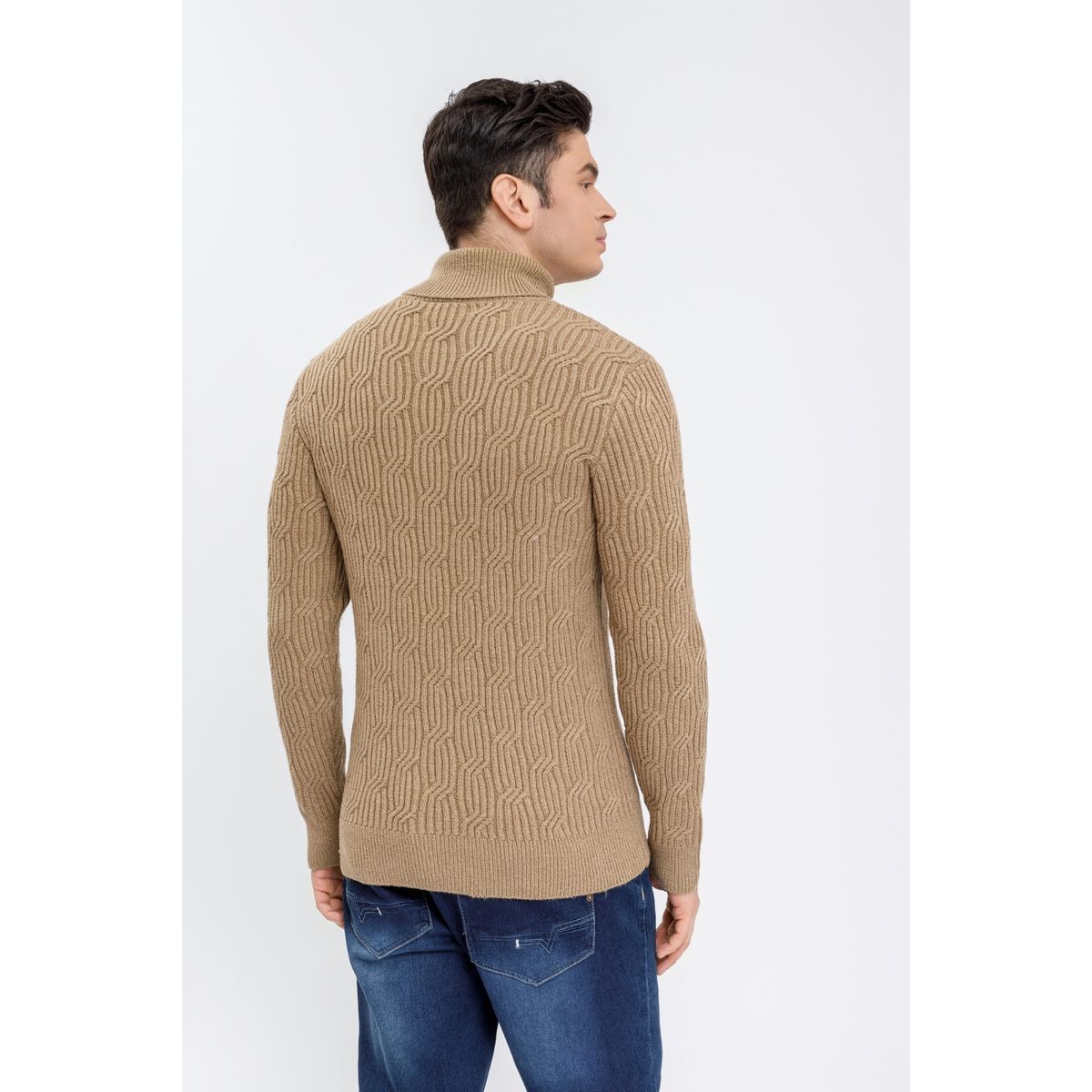 LIKE SHOP - Sweater Texturizado Grueso Beatle Hombre Otoño Invierno 7203