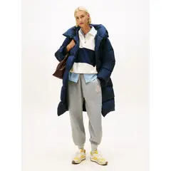 TOMMY HILFIGER - Joggers Varsity Con Logo Gráfico Gris