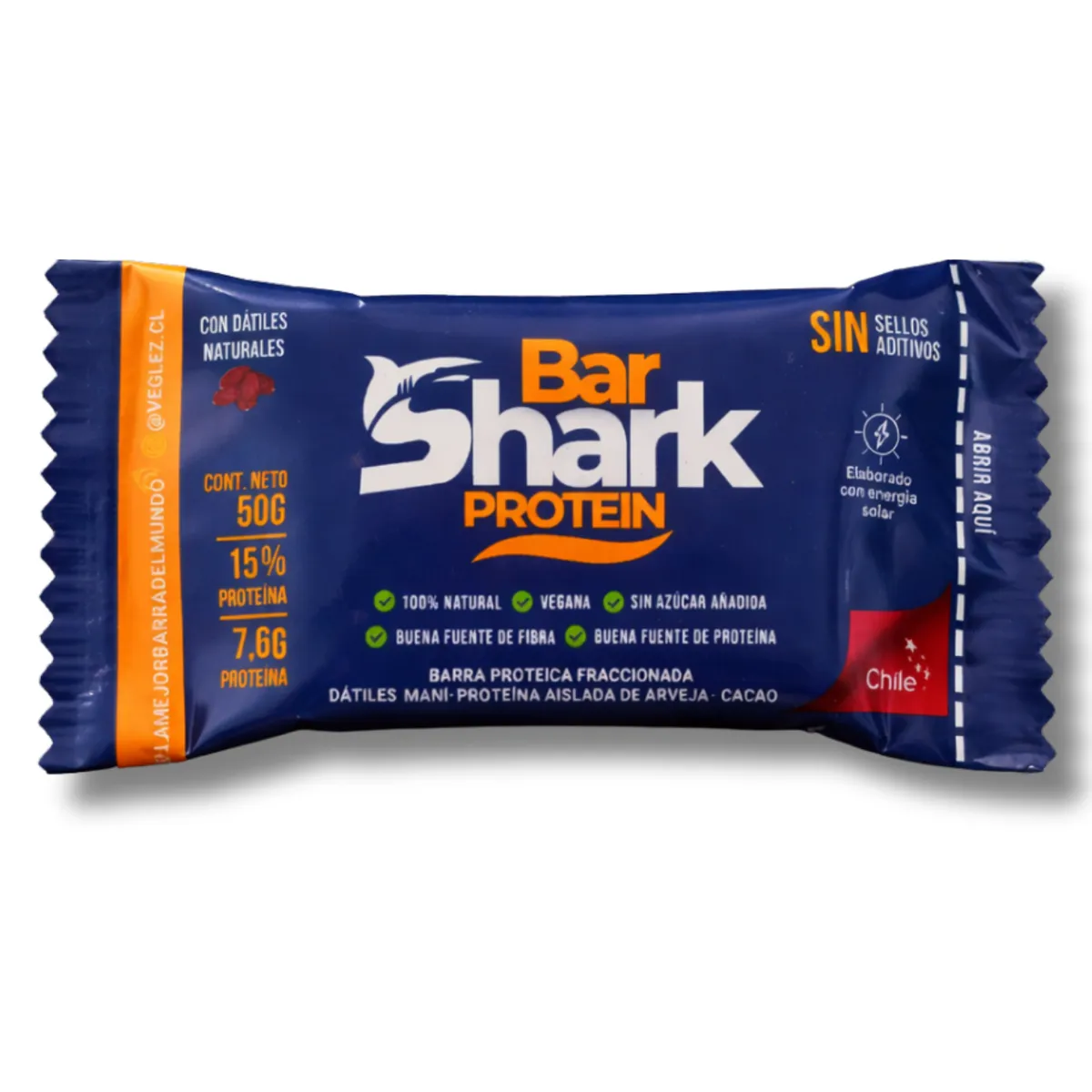 VEGLEZ - Shark Bar Protein Sabor Datiles
