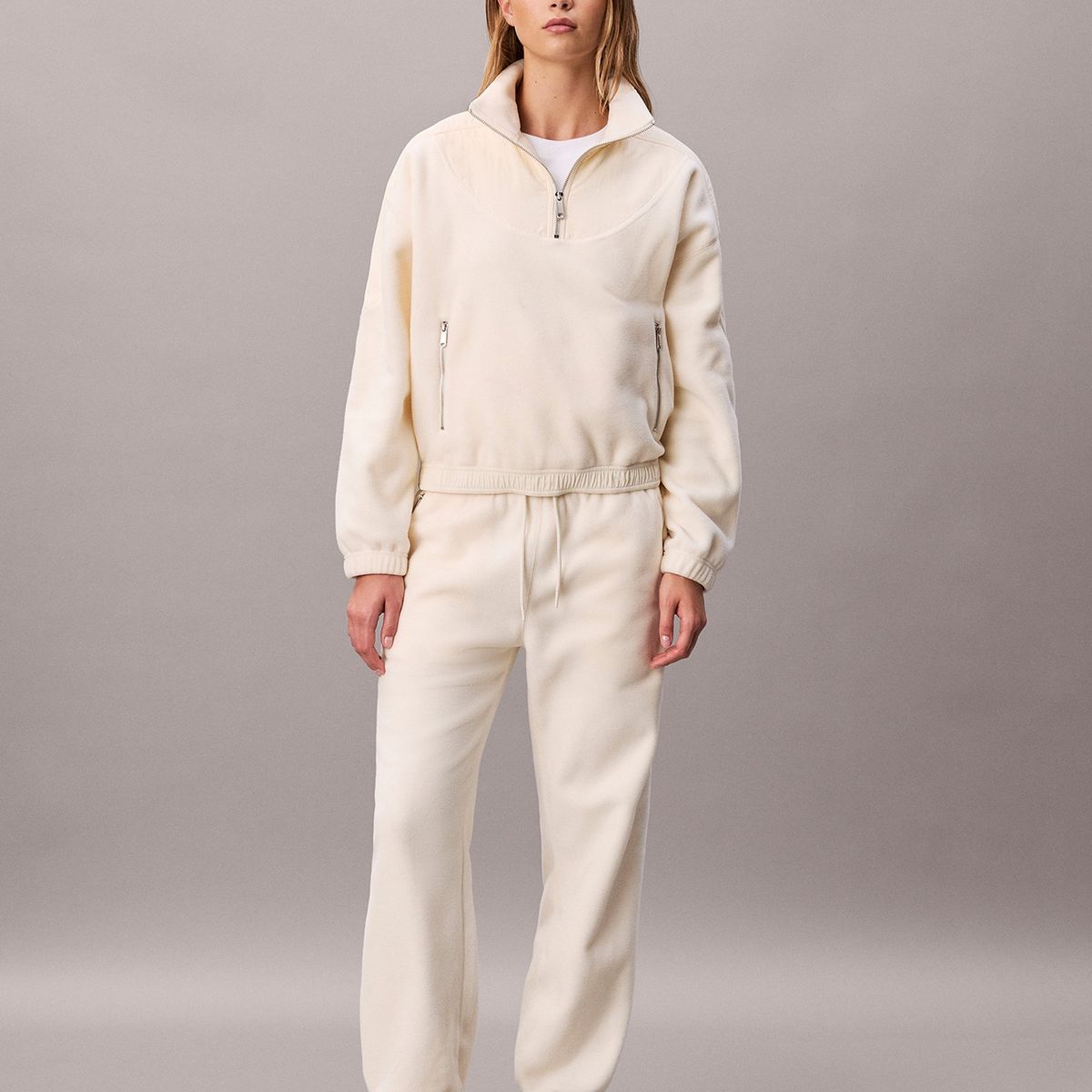 CALVIN KLEIN - Jogger de Tejido Polar Combinado