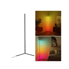 GENERICO - Lampara De Pie Rgb Esquinero Luz Led Control Floorlamp