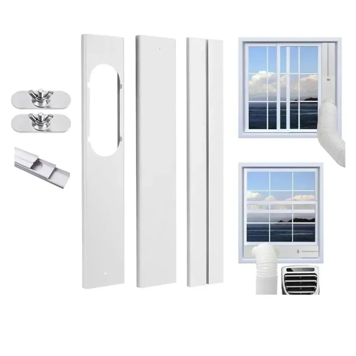 GENERICO - Kit 3 Pcs De Ventana Para Manga Aire Acondicionado Portatil
