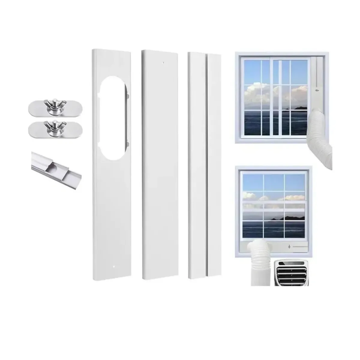 GENERICO - Kit 3 Pcs De Ventana Para Manga Aire Acondicionado Portatil