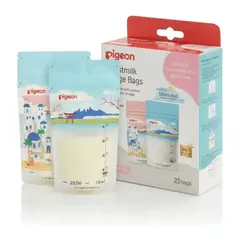 PIGEON - Bolsas Almacenamiento Leche Materna 120ml 25 Unidades