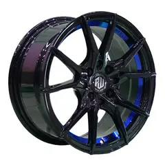 GENERICO - Setx 4 Llanta 15x7 4X100/4X114 Et35 V-NENO B-UC-BLUE
