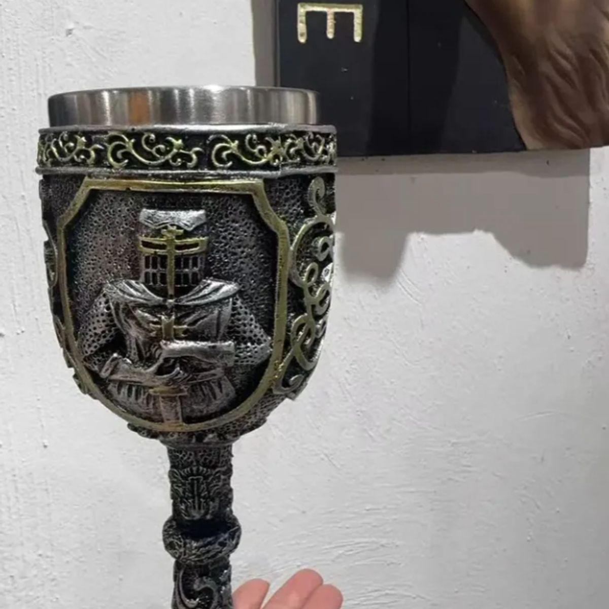 GENERICO - Copa Cáliz Medieval Y Gótica Acero Inoxidable Varios Diseño