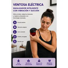 MOVI - Ventosa Eléctrica Inteligente Masajeador Con Succión Y Vibración