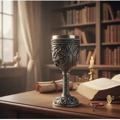 GENERICO - Copa Cáliz Medieval Y Gótica Acero Inoxidable Varios Diseño