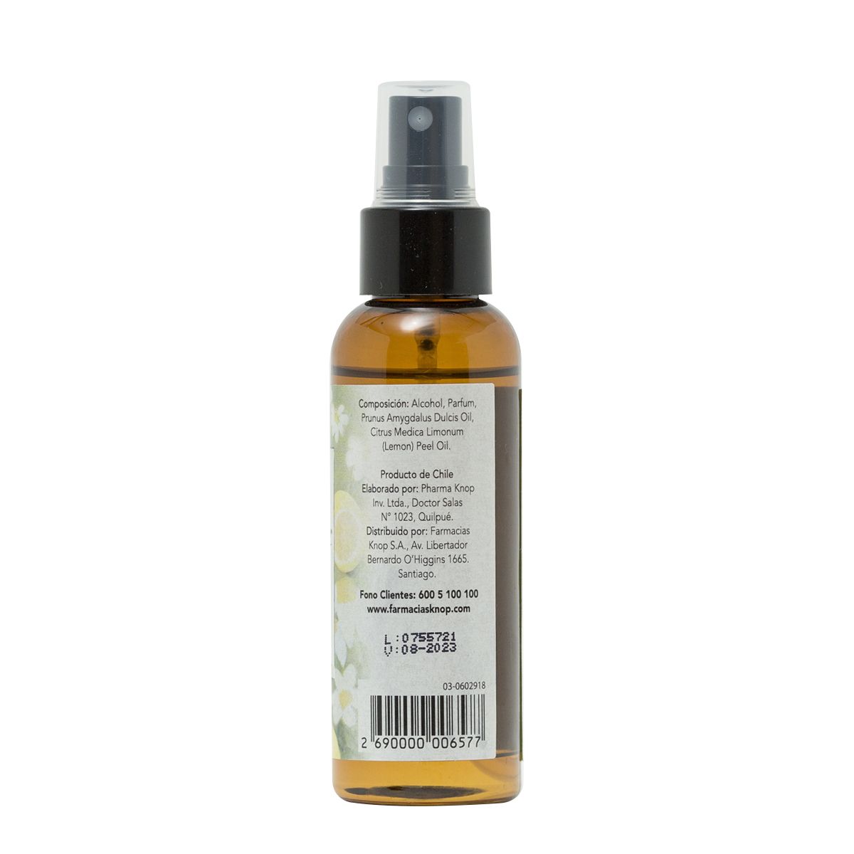KNOP - 3 Puff Bloqueador De Olores Cítrico Pet 100 Ml Pharma Knop