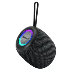 GENERICO - Parlante Portátil Inalámbrico Bluetooth Color Negro BELUG