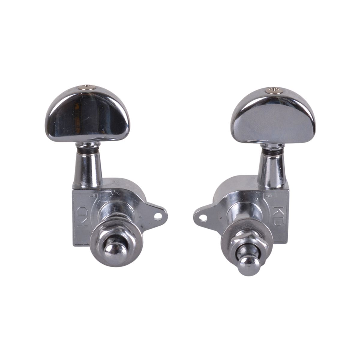 SCORPION - SET 6 CLAVIJEROS PARA GUITARRA ACÚSTICA 3+3 CROMADO SCORPION