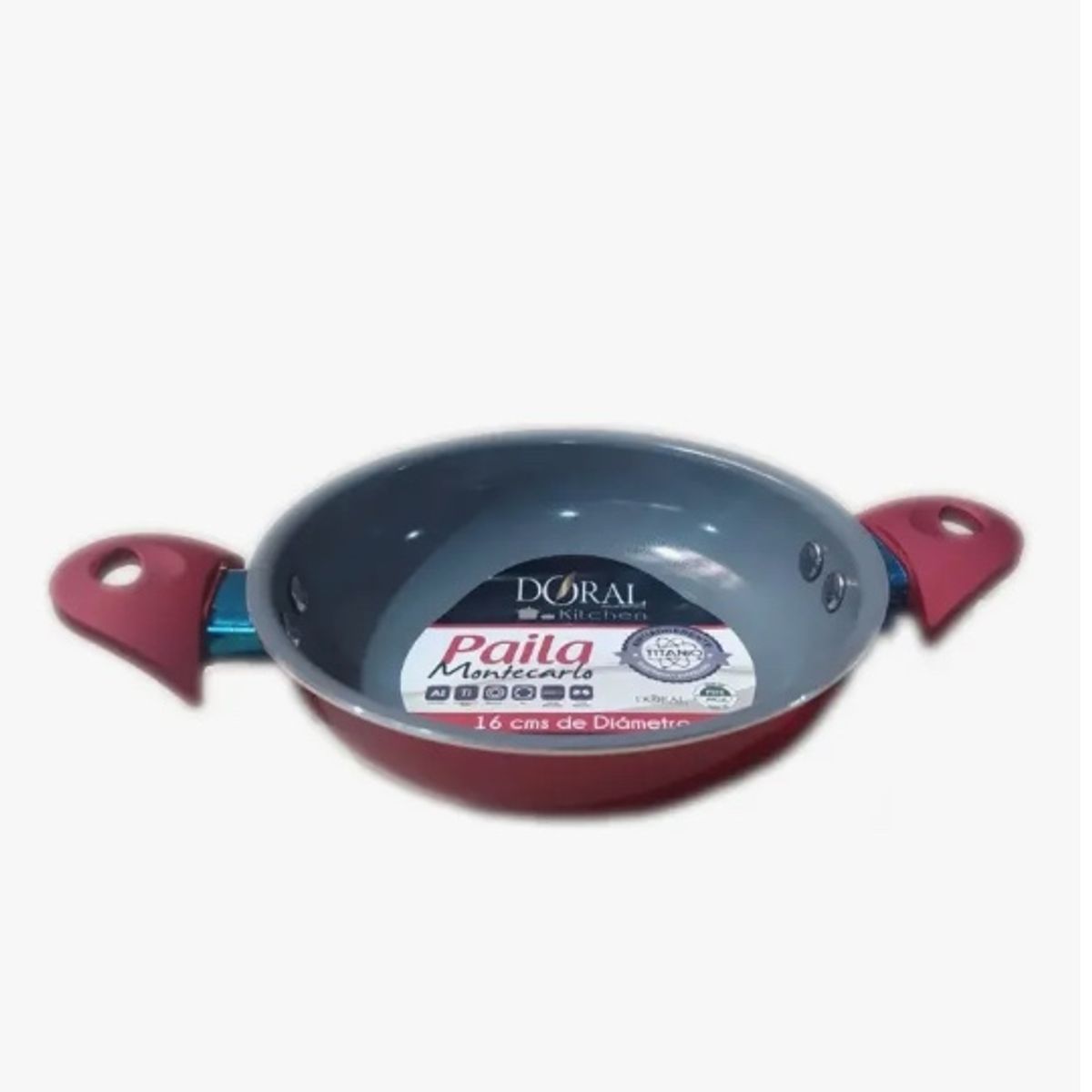 GENERICO - 2 Sarten Doral Tipo Paila Montecarlo 16 Cm