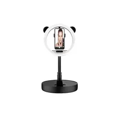 COMPRAPO - Aro de Luz Led Premiun Orejas de Oso 28CM Negro