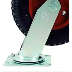 IDEEHOUSE - Rueda Maciza 8 Pulgadas Con Base Giratoria Yegua Carro