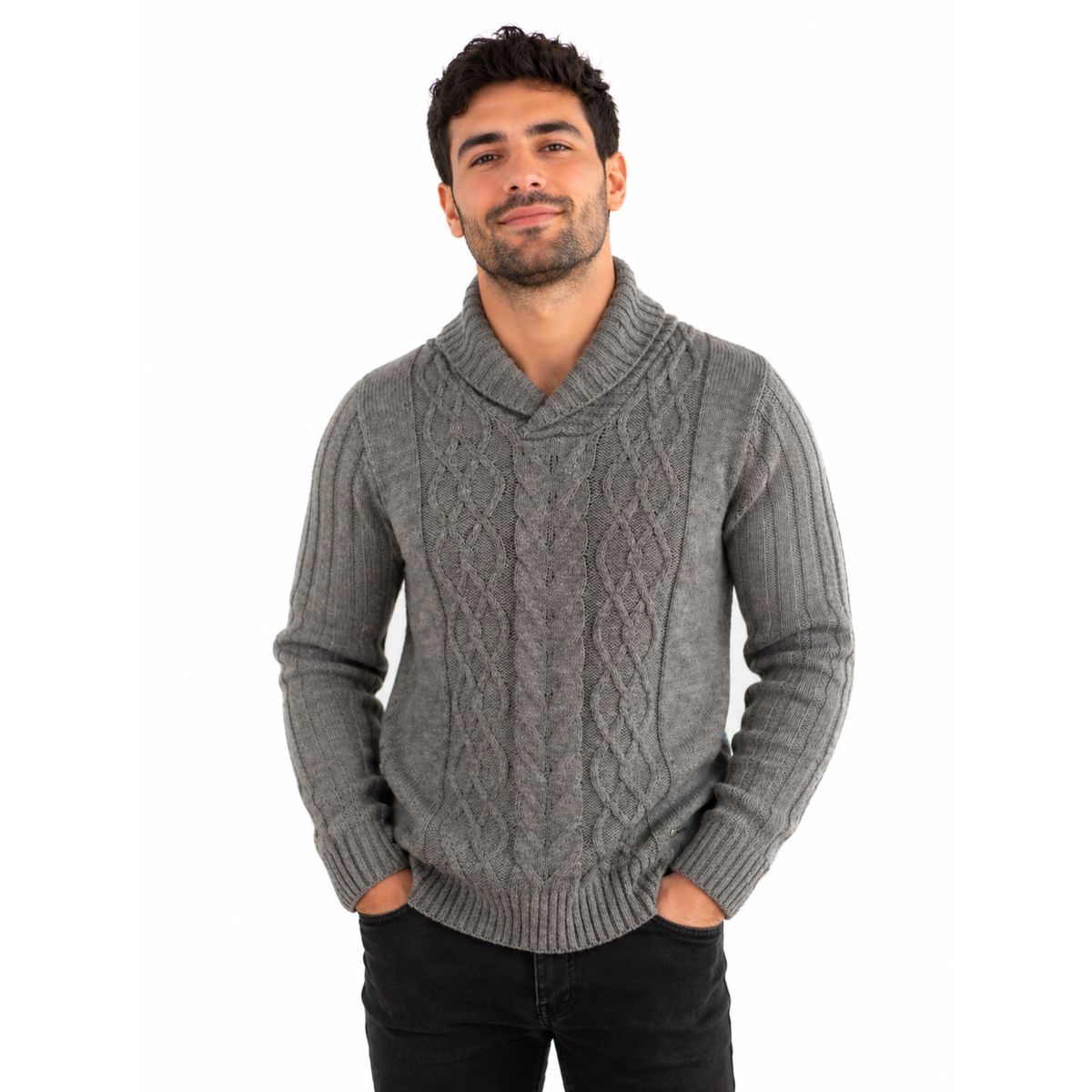 WANSER - Chaleco Texturas Premium Cuello V Wanser