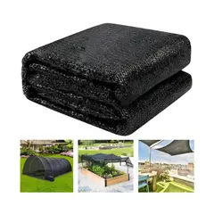 GENERICO - Malla Cercos Raschel 2m X 10 Mt Sombra Techo Terraza Jardin