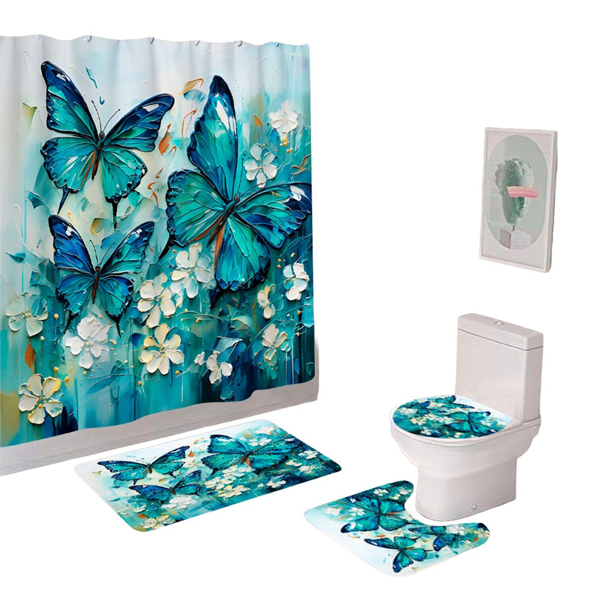 GENERICO - Set De Baño De 4 Piezas Diseño19