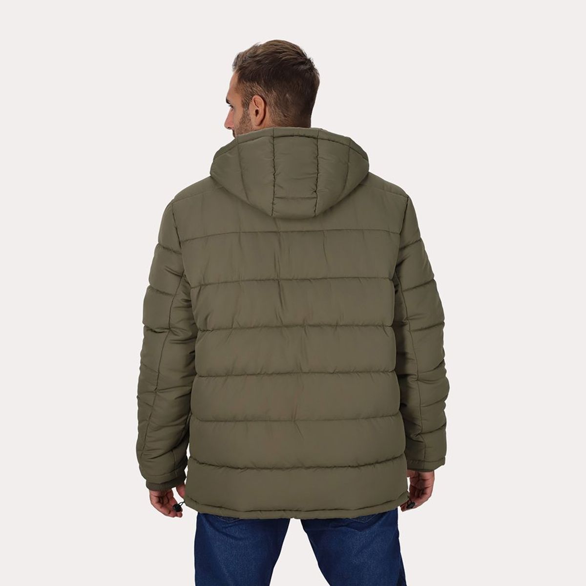 GANGSTER - Plus Parka Vetra Oliva Escuro Gangster