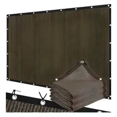 GENERICO - Malla Cercos Para Jardin, Lona Sombra 95% Que Bloquea 3x4m
