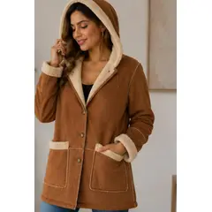 GENERAL - GamulÁn volterra Mujer Capucha Bolsillos