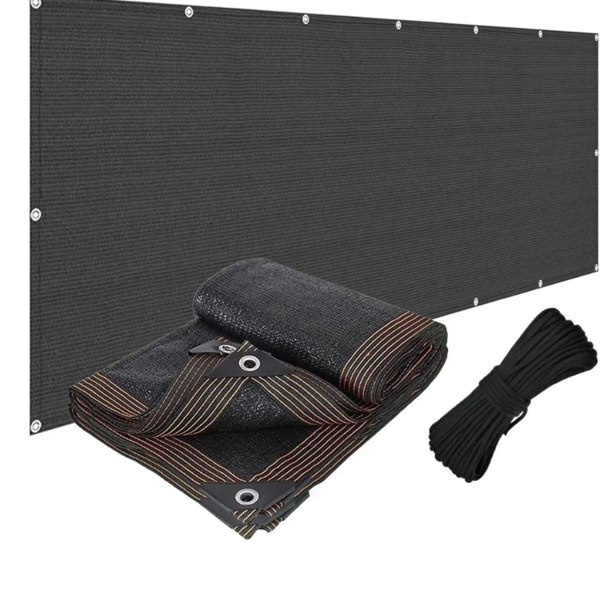GENERICO - Lona Malla de 4x5m 90% de Sombra para Techo Patio Terraza Jardin