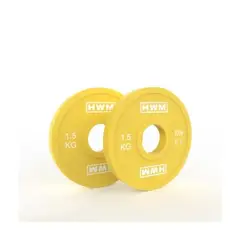 HWM - Par discos olimpicos fraccionales 1.5kg -