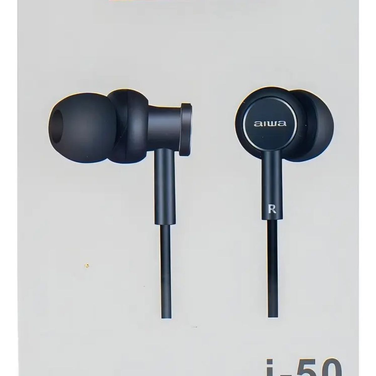 AIWA - Audífonos Stereo Aiwa I-50 Color Negro, Cable 1.2m